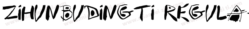 zihunbudingti Regula字体转换